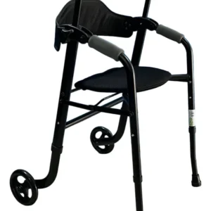 ANDADERA DE ALUMINIO CON ASIENTO